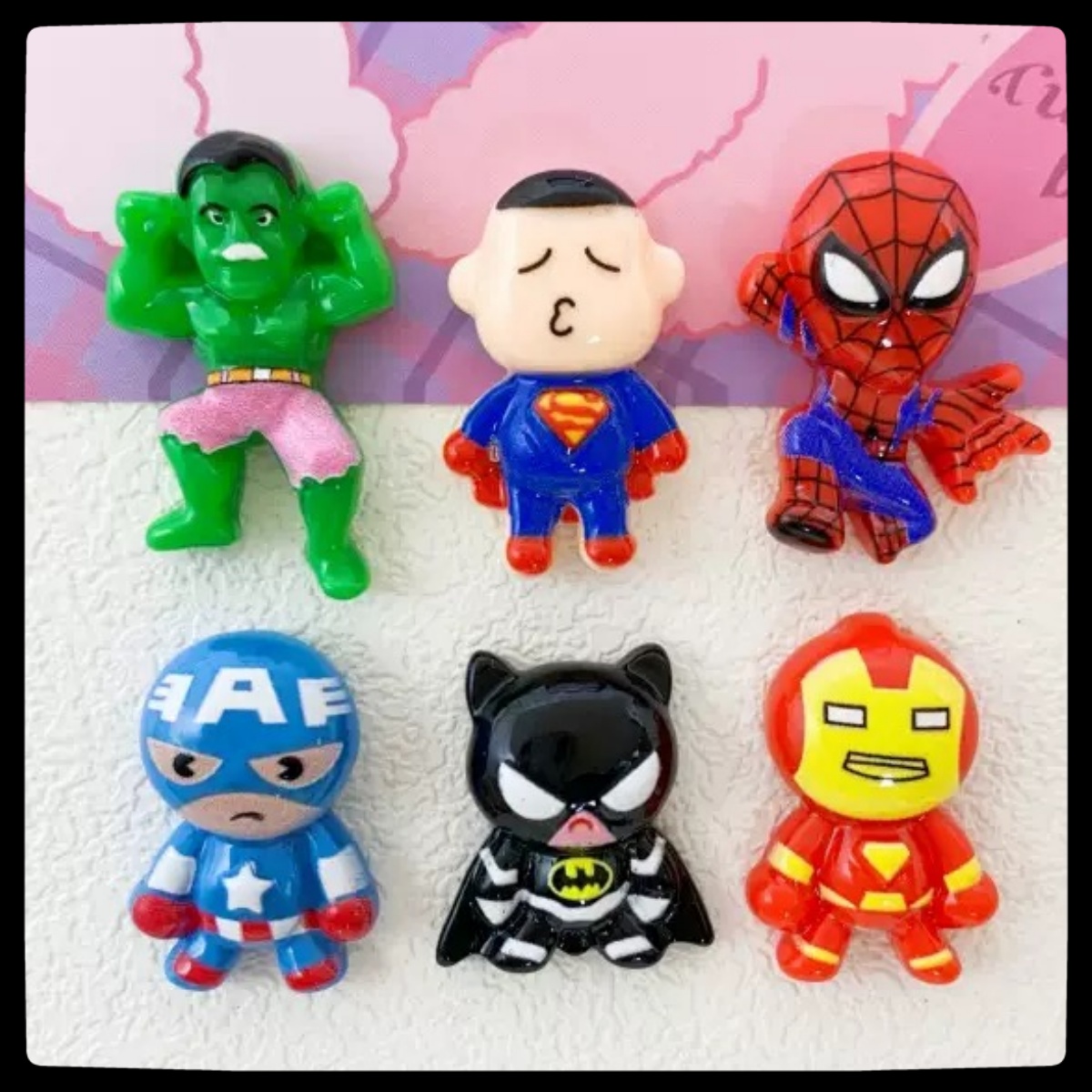 Phone Accessories Wholesale In China - Marvel anime character hero series resin