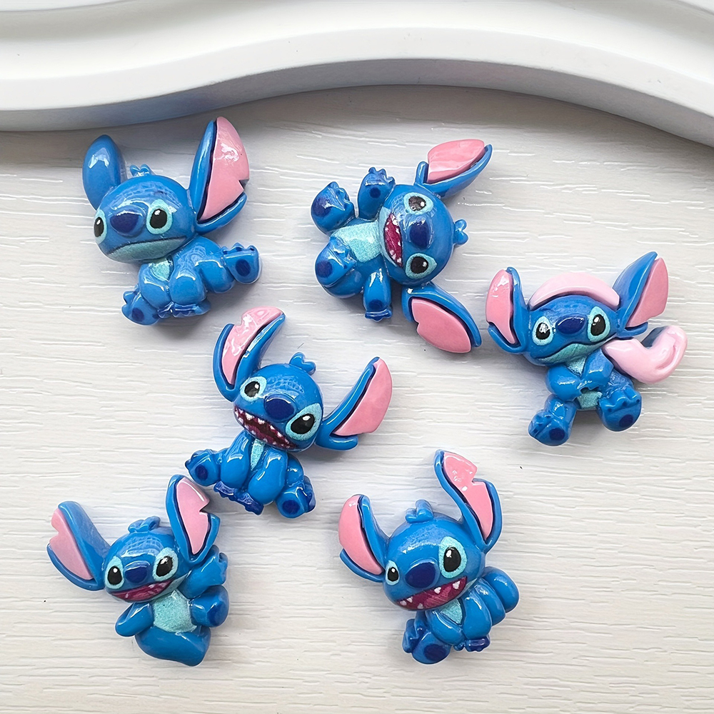 Phone Accessories Wholesale In China - 6pcs/lot Stitch Resin Hair Clip Accessories