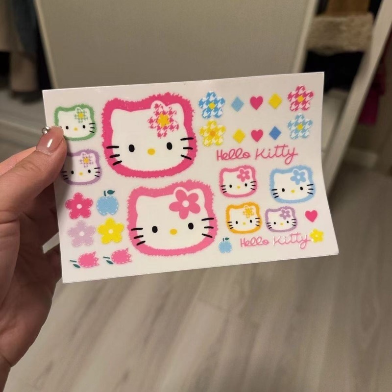 Phone Accessories Wholesale In China - 5pcs Hello Kitty Stickers Cartoon High