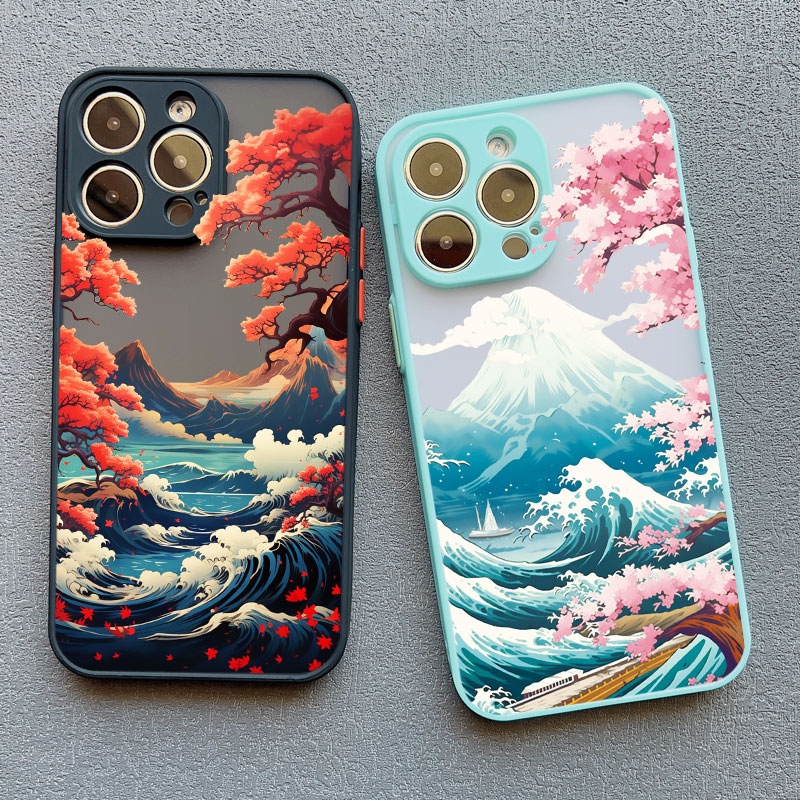 Japanese Mount Fuji Landscape  - Phone Accessories From China review and price