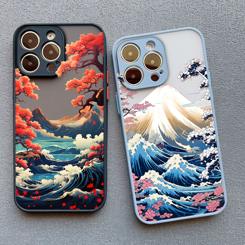 Japanese Mount Fuji Landscape  - Phone Accessories From China review and price