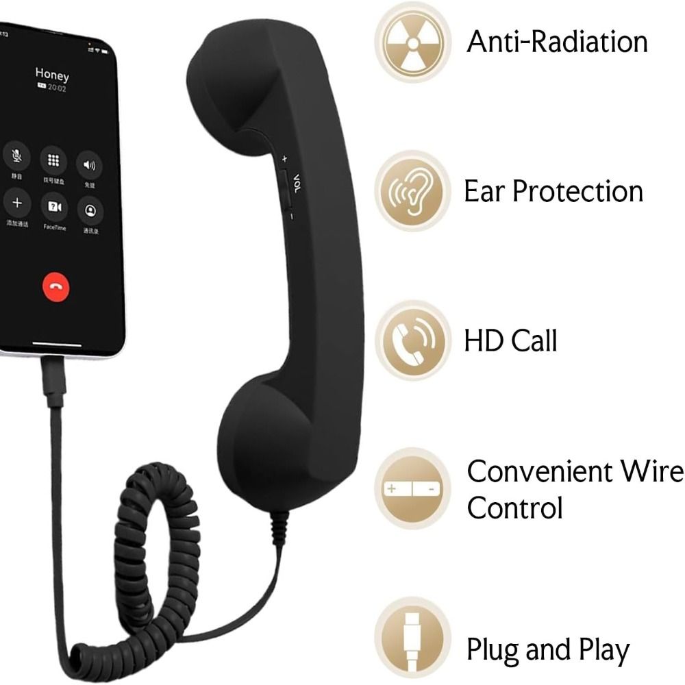 New with Microphone Phone Hand - Retro Handset Phone review and price