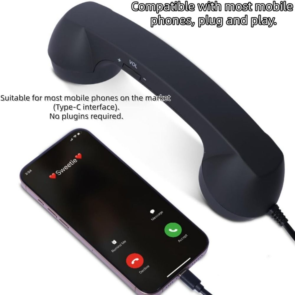 New with Microphone Phone Hand - Retro Handset Phone review and price
