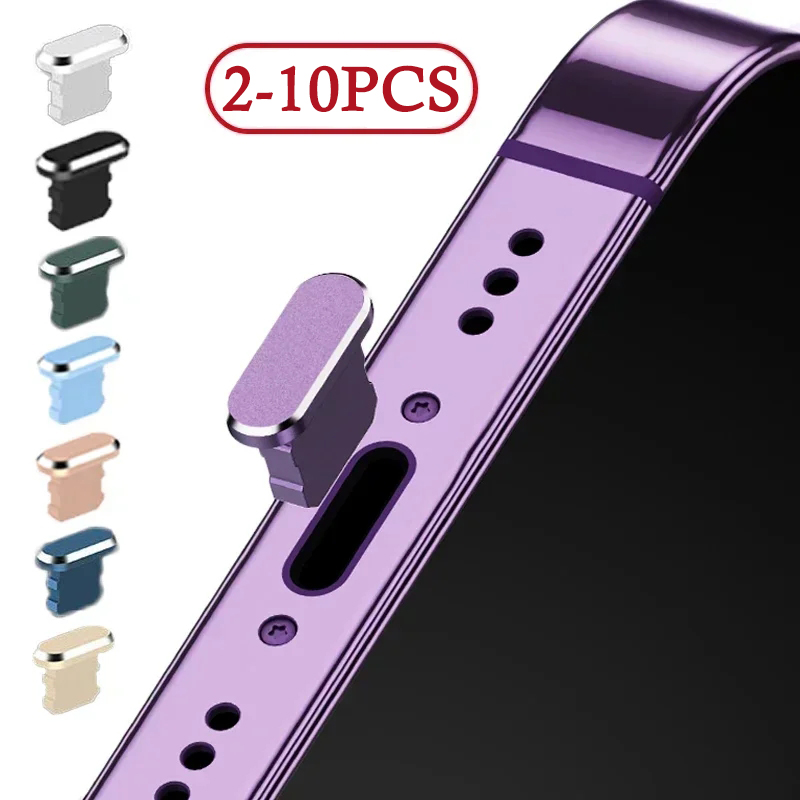 1-10pcs Metal Dust Plug Chargi - Phone Accessories Nothing review and price