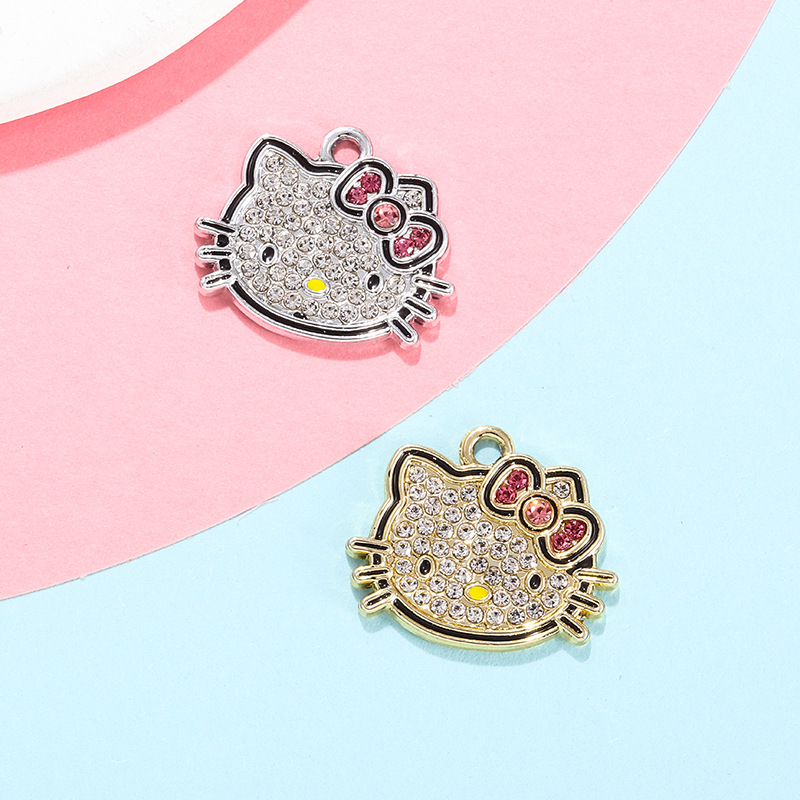 10pcs Hello Kitty Bow Pendant  - Phone Accessories Wholesale In China review and price