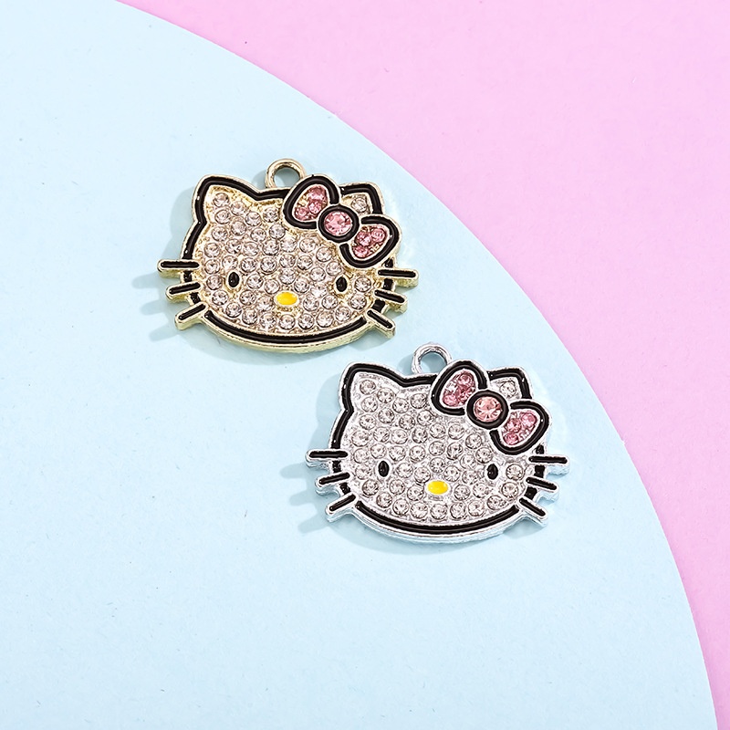 10pcs Hello Kitty Bow Pendant  - Phone Accessories Wholesale In China review and price