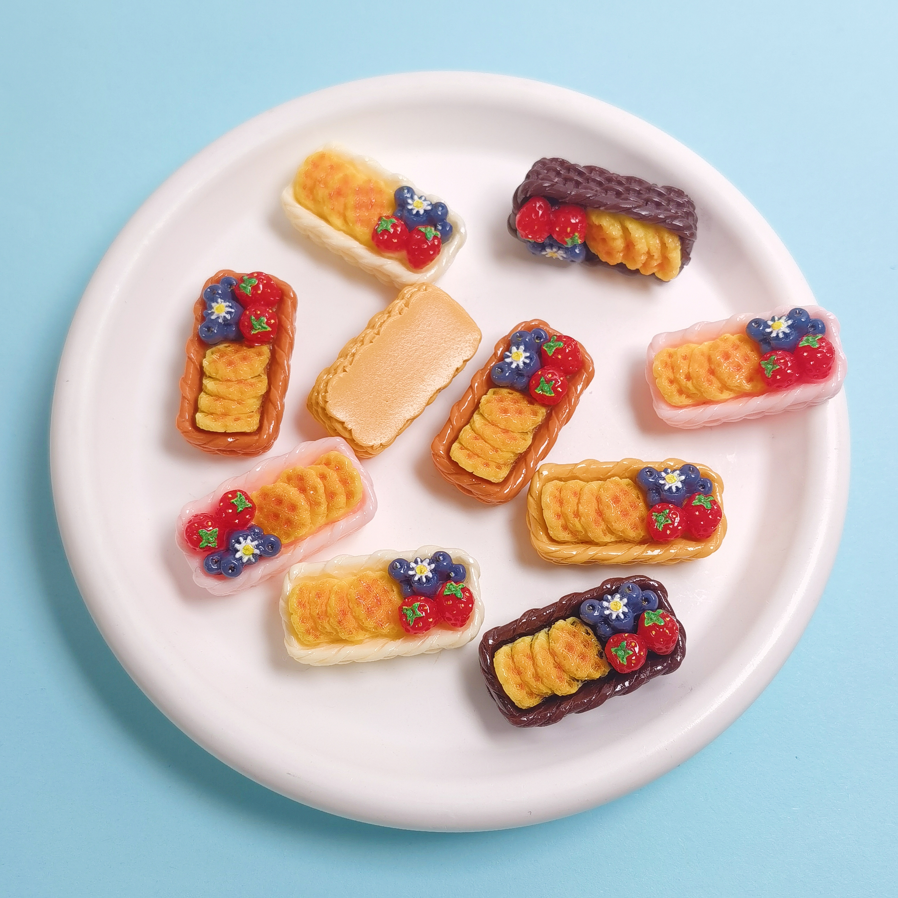 New Fruit Biscuits Basket Resi - Phone Accessories Doll review and price