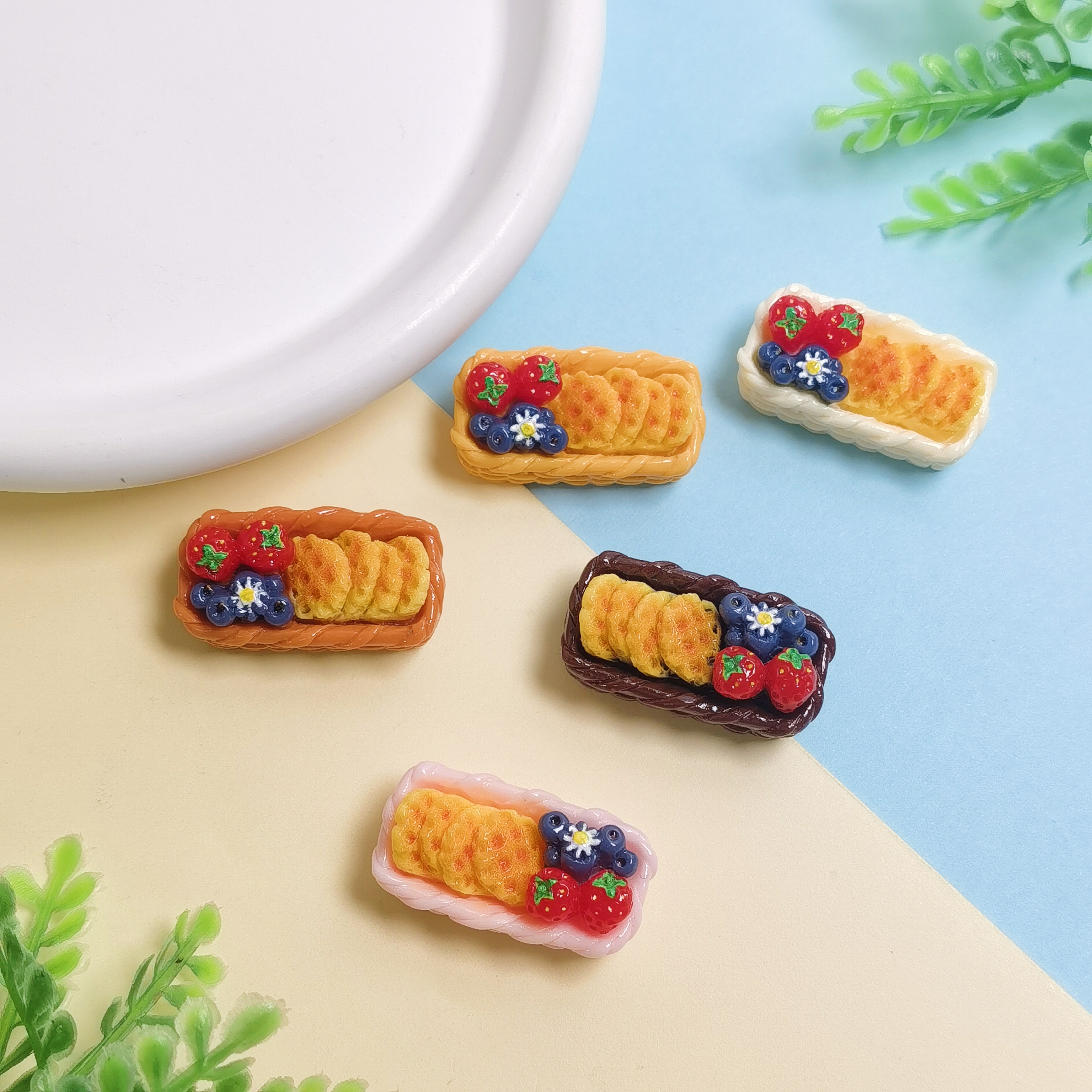 New Fruit Biscuits Basket Resi - Phone Accessories Doll review and price