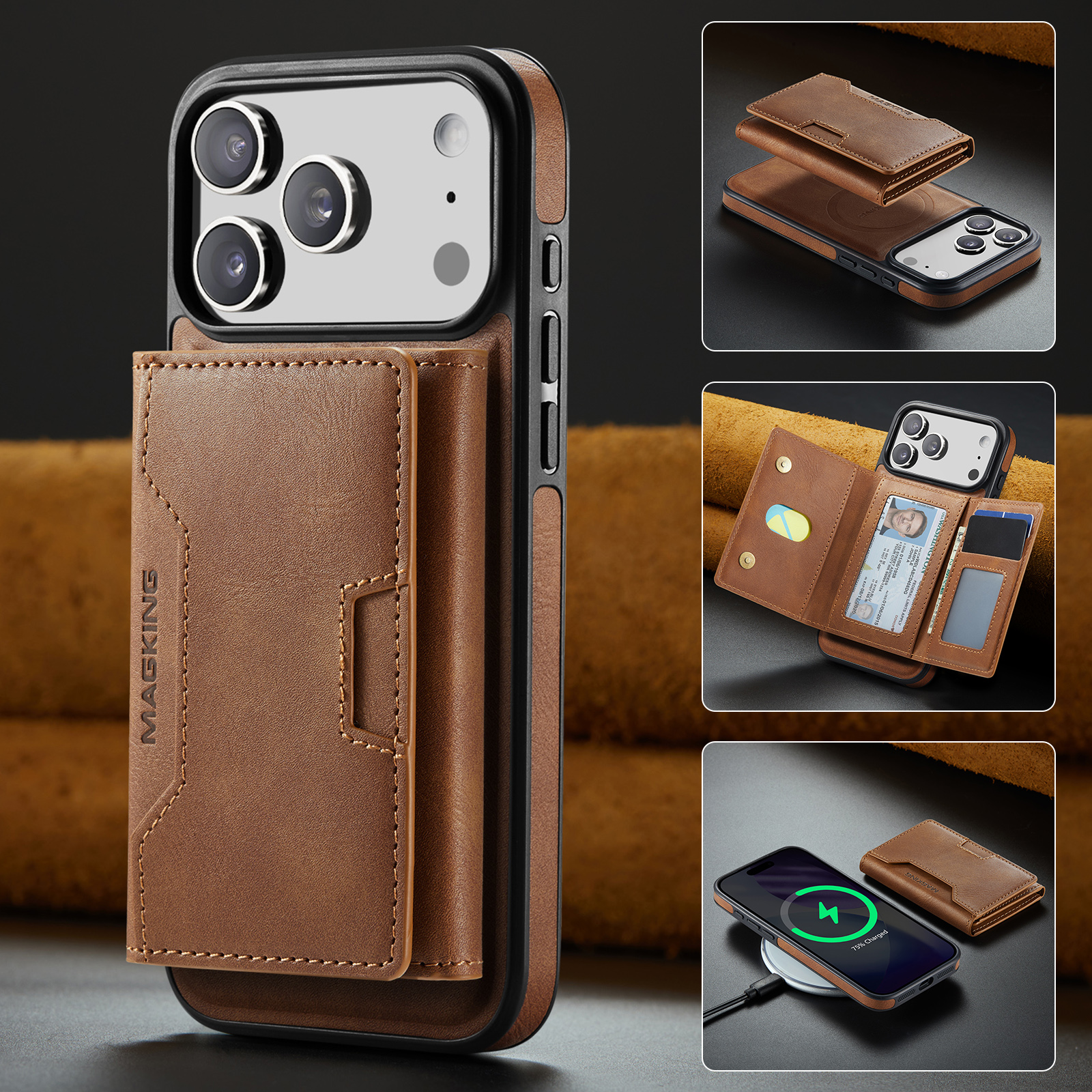 Retro Flip Leather Phone Case  - Retro Handset Phone review and price