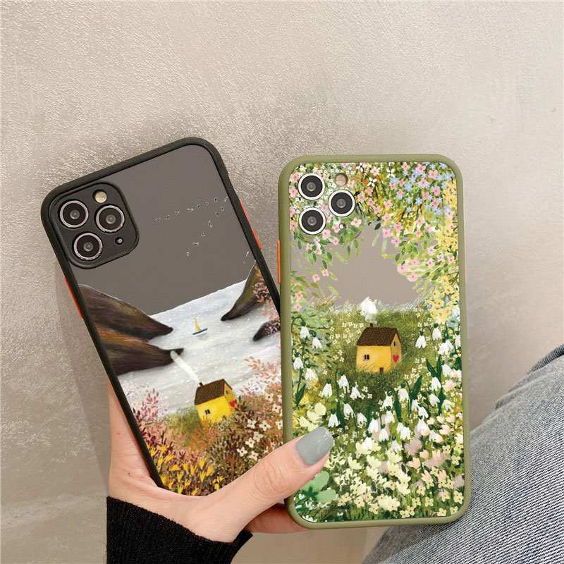Retro Scenery Painted Phone Ca - Phone Accessories From China review and price