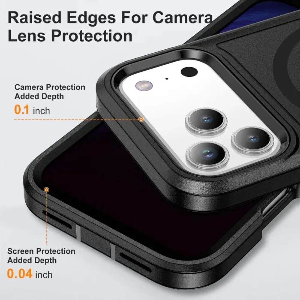3in1 Heavy Military Otter Armo - Magsafe Wireless Charger review and price