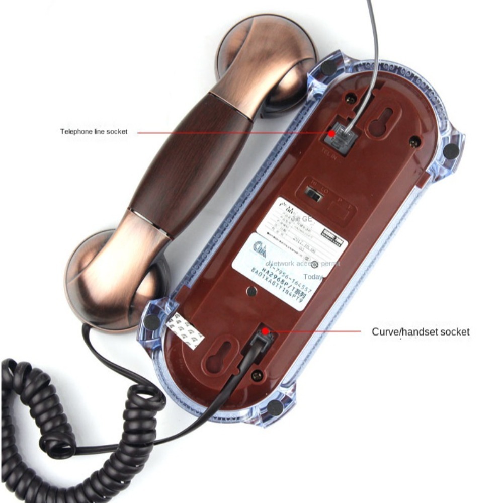 NEW Wall Mounted Wired Telepho - Retro Handset Phone review and price