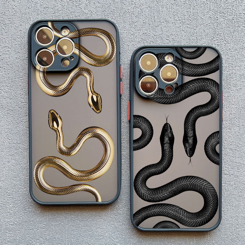 Luxurious Black Gold Snake Pho - Phone Accessories From China review and price