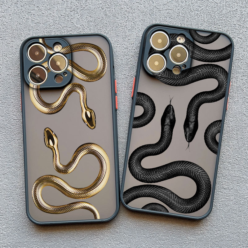 Luxurious Black Gold Snake Pho - Phone Accessories From China review and price