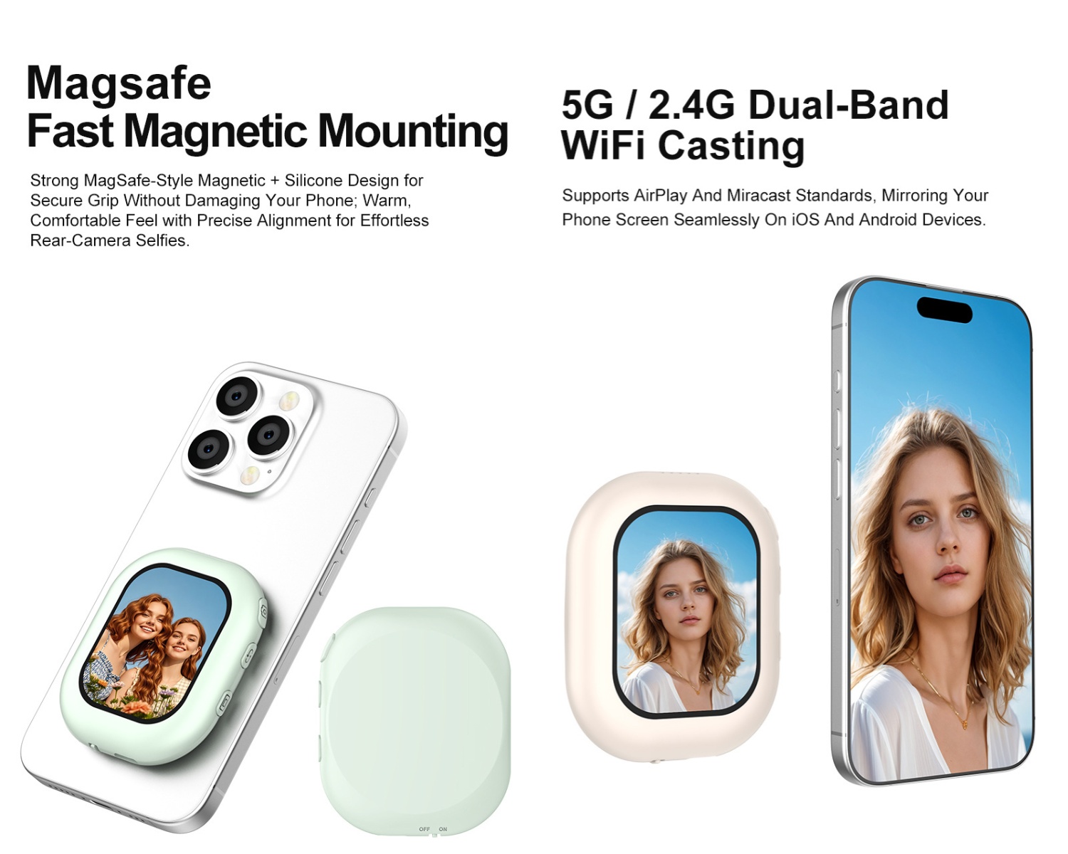 Wireless Mini Magnetic Selfie  - Phone Accessories Android review and price