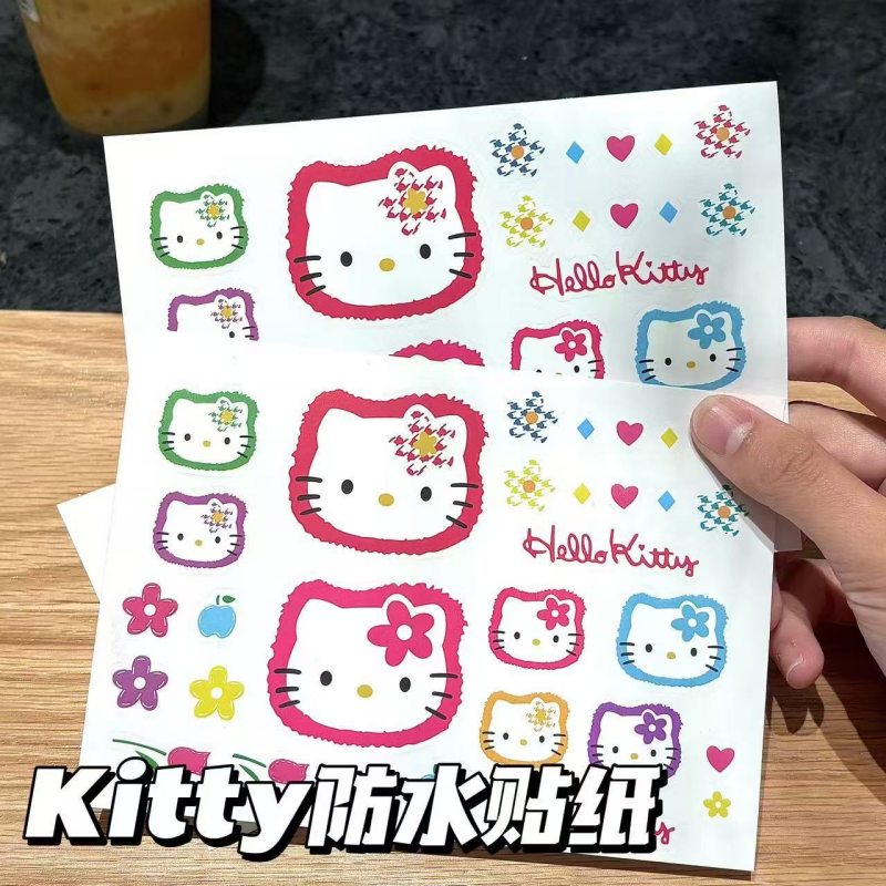 5pcs Hello Kitty Stickers Cart - Phone Accessories Wholesale In China review and price